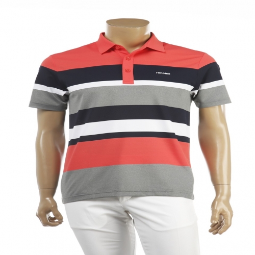 레노마 골프 남성 쿨 파인 스트라이프 요꼬 티셔츠(RMTPI-2135)