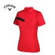캘러웨이 여성 원포인트 매쉬 배색 카라 반팔 티셔츠(CWTYJ-6752)