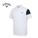 캘러웨이 남성 소매 배색 포인트 카라 반팔 티셔츠(CMTYJ-2665)
