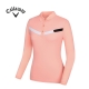 캘러웨이 여성 롱 소매 냉감 배색 포인트 카라 티셔츠(CWTYJ-6754)