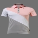 조지스피리츠 어페럴 남성 사선 컬러배색 포인트 스판 리미티드 에디션 PK티셔츠(GMT-20206)