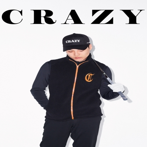 크레이지 어페럴 CRAZY Apparel 남성 빅로고 보아털 베스트(CZM-VE2010)