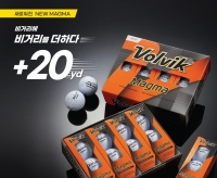 볼빅 Volvik 21 뉴 마그마 3피스 골프공 (1더즌-12구)