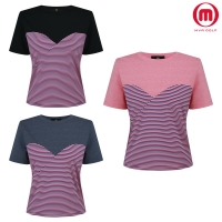 엠바골프 M'va Golf 여성 하트 포인트 티셔츠 M222LTS007