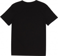 IKALOOK 순면 스컬 자수 포인트 블랙 반팔 티셔츠 STEE127