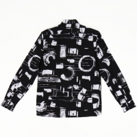 IKALOOK 패턴 프린트 바캉스 비스코스 남자 셔츠 SH133