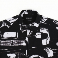 IKALOOK 패턴 프린트 바캉스 비스코스 남자 셔츠 SH133
