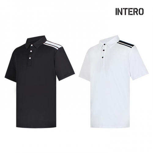 인테로 골프 남성 여름 반팔 티셔츠 IMHC