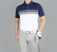 인테로 골프 남성 여름 패턴 반팔 티셔츠 IMHH