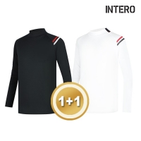 인테로 남성 이선라인 기모안감 골프 티셔츠 IFGA 1+1