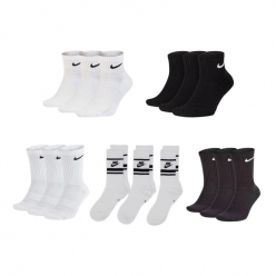 나이키 에브리데이 쿠션 양말 3족 세트 (중목/장목/색상 선택)