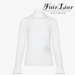 페어라이어 FW 여성 로고 터틀넥 니트&nbsp;FF1SW07F