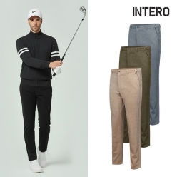 인테로 골프 남성 겨울 코듀로이 기모안감 바지 IWKG