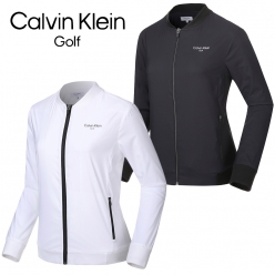 캘빈클라인 여성 솔리드 우븐 방풍집업 자켓&nbsp;CA2JK1401