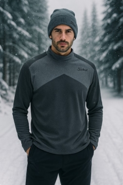 타이틀리스트 퍼포먼스 자카드 모크넥 셔츠