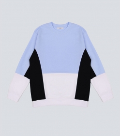 이카룩 남성 멀티컬러 캐주얼 배색 맨투맨&nbsp;AIK-TEE106