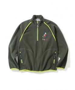 마크앤로나 남성 브러쉬드 플리스 PARIS 하프 집업 LN3IC04M