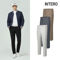 인테로 골프 남성 겨울 울기모 스판 골프바지 IWMK
