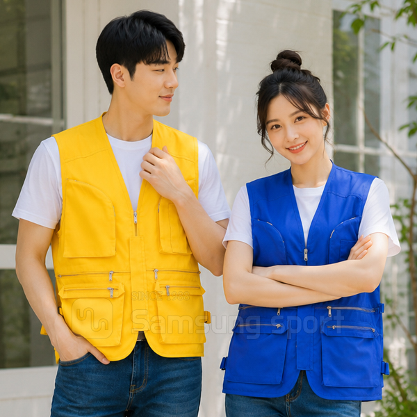 [37년전통] SMC-240 브이넥 단체조끼 (5컬러)