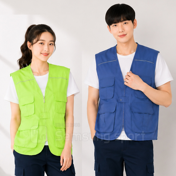 [37년전통] SMC-40 행사 단체조끼 (4컬러)