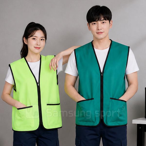 [37년전통] SMC-202-3 행사 마트조끼 (4컬러)