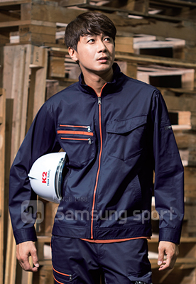 K2 Safety 21JK-A162R 슬림핏 사계절 고급작업복(상의)