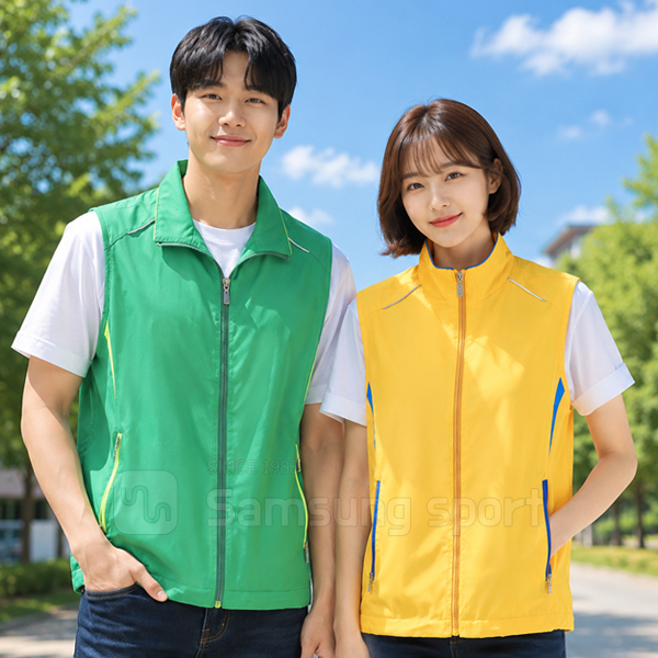 단체조끼 단체주문 | 카라조끼 행사조끼 노조조끼 SLM-0381~0389 (S~4XL) 마르잔 5컬러 | 37년전통 삼성스포츠