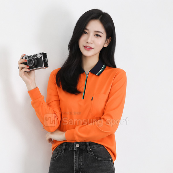 쿨론 지퍼 단체복 긴팔 (6컬러)