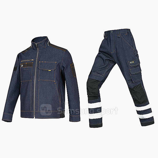 [37년전통]&nbsp;SBPR-02JP 춘추 방염 용접복(불꽃에 강한 기능성 작업복)상하세트