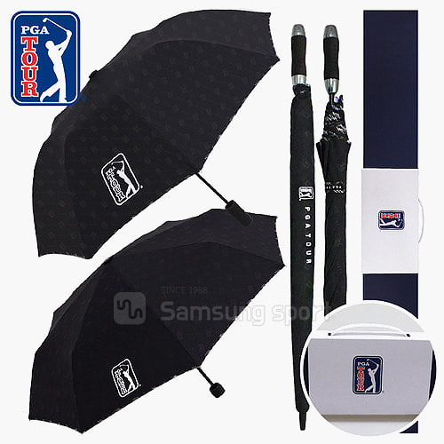 PGA TOUR 2단 자동/3단 수동/70 자동 엠보 선염 바이어스 장우산 세트 (30개 이상 가능)
