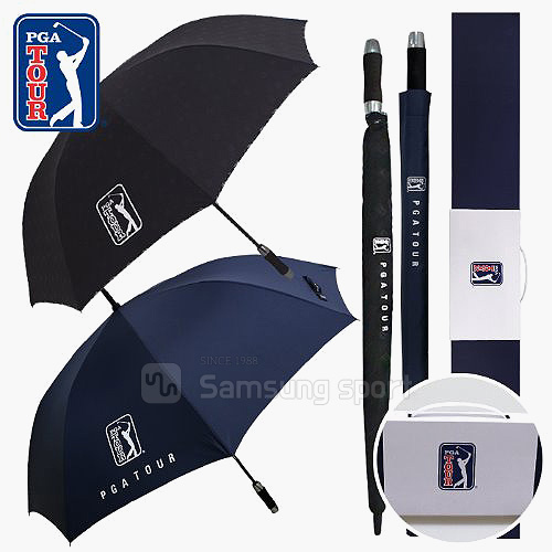 PGA TOUR 70 자동 엠보 선염 바이어스+75 자동 무지 장우산 세트 (30개 이상 가능)