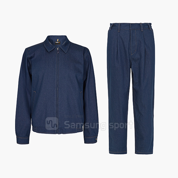 [37년전통]&nbsp;SO12KP 데님 용접복 상하세트(조선소/건설현장 작업복)