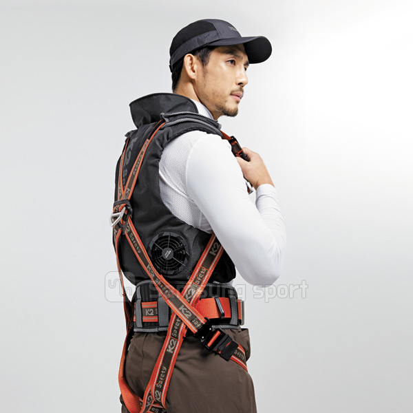 K2 Safety 써큘 팬 베스트 (BLACK)