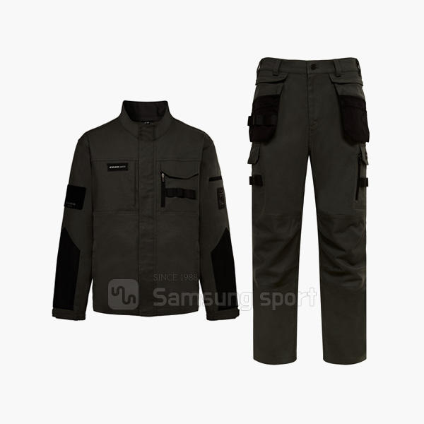 [37년전통]&nbsp; 아이더 유틸리티 용접복 상하세트(조선소/건설현장 작업복)