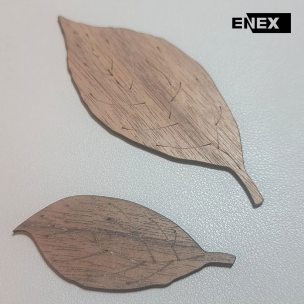 [ETC] 트위그 나뭇잎 데코 무소음 벽시계