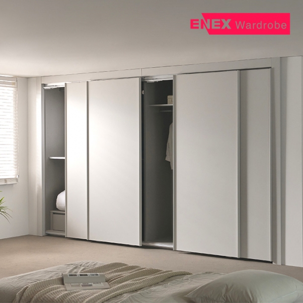 꼬모 슬라이딩 붙박이장 (실속형)-15cm