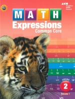 Math Expressions Student Activity Book Collection G2 isbn 9780547824734