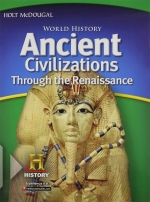 World History Ancient Civilizations Through the Renaissance isbn 9780547485829