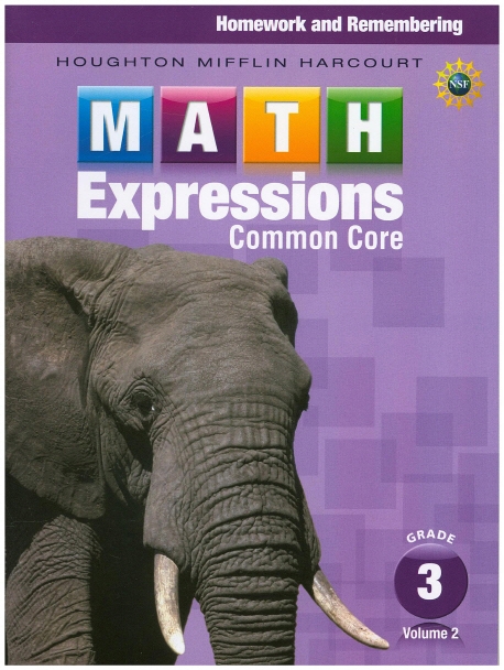 Math Expressions Common Core Homework and Remembering G3 Vol.2 isbn 9780547824314
