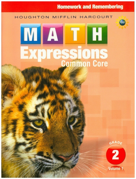 Math Expressions Common Core Homework and Remembering G2 Vol.1 isbn 9780547824215