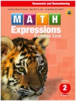 Math Expressions Common Core Homework and Remembering G2 Vol.2 isbn 9780547824307