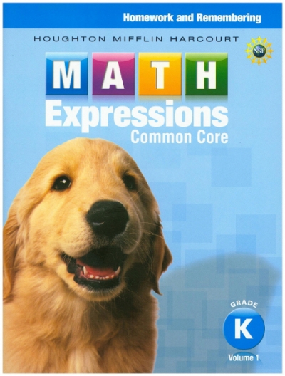 Math Expressions Common Core Homework and Remembering GK Vol.1 isbn 9780547824284