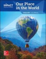 Impact Social Studies Our Place in the World Grade 1 Inquiry Journal isbn 9780076915644