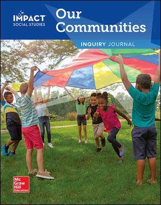 Impact Social Studies Our Communities Grade 3 Inquiry Journal isbn 9780076913763