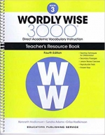 Wordly Wise 3000 4th Edition Book 3 Teacher Guide isbn 9780838877166