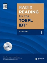 RADIX Reading for the TOEFL iBT Blue 1  isbn 9791125334972