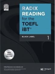 RADIX Reading for the TOEFL iBT Black 1