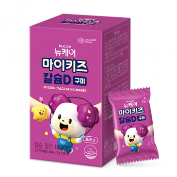 마이키즈 칼슘D 구미 (4gx60박스)/20일분, 1박스