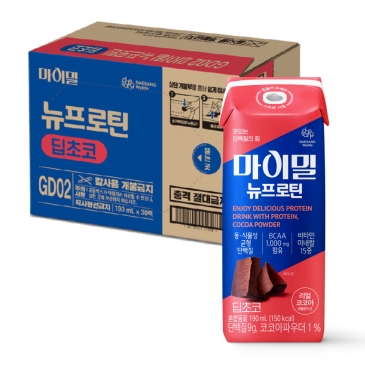 마이밀 마시는 뉴프로틴 딥초코(190mlx30팩) 1박스