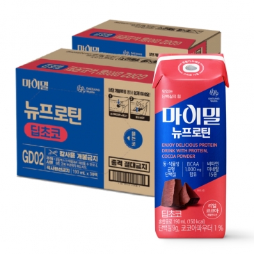 마이밀 마시는 뉴프로틴 딥초코(190mlx30팩) 2박스